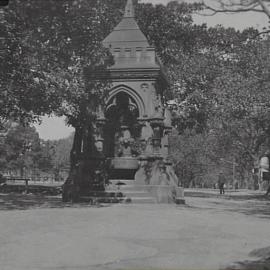 Frazer Fountain, Hyde Park South, College Street Sydney, 1935