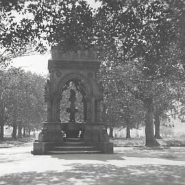 Frazer Fountain, Hyde Park South, College Street Sydney, 1935