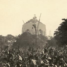 Construction of Anzac War Memorial, Elizabeth and College Streets Sydney, 1933