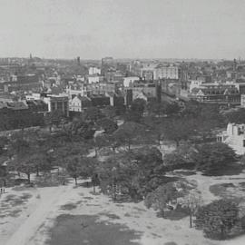 Construction of Anzac War Memorial, corner Liverpool and College Streets Sydney, 1932