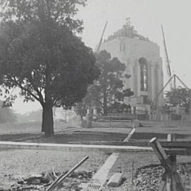 Construction of Anzac Memorial, corner Liverpool and Elizabeth Streets Sydney, 1933