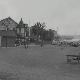 View showing children playing in Rushcutters Bay Park, Waratah Street Rushcutters Bay, 1939