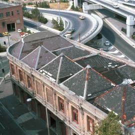Roofscape, Corn Exchange building, Sussex Street Sydney, 1985
