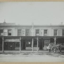 Print - Oxford Lending Library, Oxford Street Darlinghurst, circa 1910