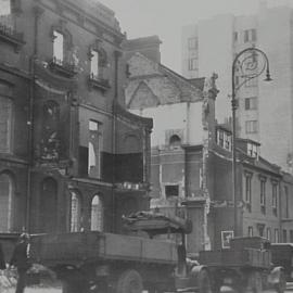 Martin Place Extension, looking north, Phillip Street Sydney, 1933