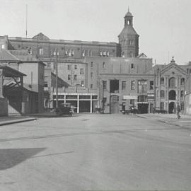 Road reconstruction, Pier Street Haymarket, 1932