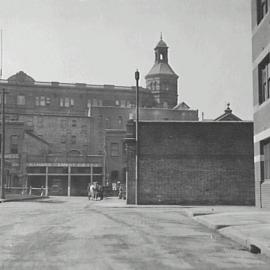 Road prior to reconstruction, Pier Street Haymarket 1932