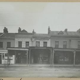 Print - Businesses on Oxford Street Darlinghurst, 1910