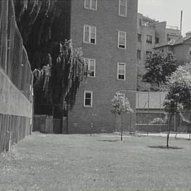 Newly grassed playground, Waratah Street Rushcutters Bay Park, Sydney, no date