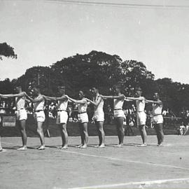 Athletic Troupe, Moore Park Recreation Centre, Moore Park Road and South Dowling Street Sydney, 1933