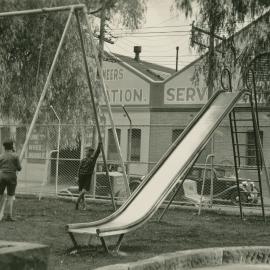 Play equipment at Camperdown Park Children's Playground, Australia Street Camperdown, 1935