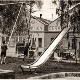 Play equipment at Camperdown Park Children's Playground, Australia Street Camperdown, 1935