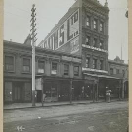 Print - Streetscape with McIlrath's merchants, Oxford Street Darlinghurst, 1910