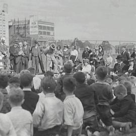 Official opening of Camperdown Park Children's Playground, Australia Street Camperdown, 1935