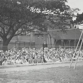 Official opening of Camperdown Park Children's Playground, Australia Street Camperdown, 1935