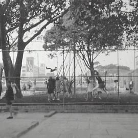 Children playing, Camperdown Park Children's Playground, Australia Street Camperdown, 1935