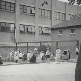 Children playing, Camperdown Park Children's Playground, Australia Street Camperdown, 1935