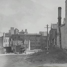 Widening and resumption of Poplar Street Surry Hills, 1940