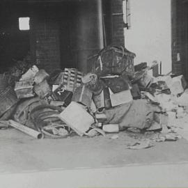 View showing rubbish waiting to be burned, Pyrmont Destructor, Bank Street Pyrmont, 1936