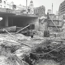 Devonshire Street Tunnel extension, Railway Square Haymarket, circa 1970-1979