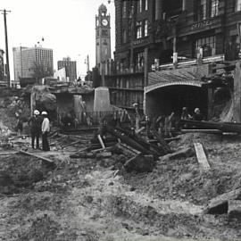 Devonshire Street Tunnel extension, Railway Square Haymarket, circa 1970-1979