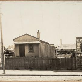 Print - Cottage and storage yard on Missenden Road Camperdown, 1911
