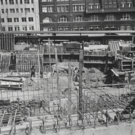 Devonshire Street tunnel extension, Railway Square Haymarket, 1975