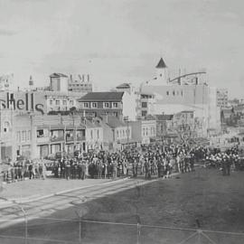 King George V Memorial Park opening ceremony, York Street Sydney, 1937