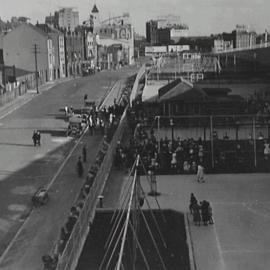 King George V Memorial Park opening ceremony, York Street Sydney, 1937