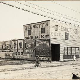 Print - Bennett's Coach Factory, George Street West, Camperdown, 1911