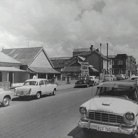 Streetscape, Ross Street Glebe, 1962