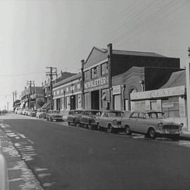 Streetscape, Ross Street Glebe, 1962