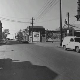 Streetscape, Ross Street Glebe, 1962