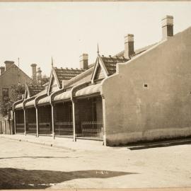 Print - Terrace houses in Church Street Camperdown, 1911