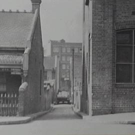 Realignment of Paints Lane Chippendale, 1940