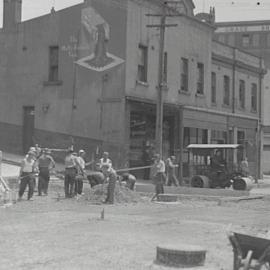 Reconstruction of Shepherd Street Chippendale, 1936