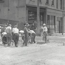 Reconstruction of Shepherd Street Chippendale, 1936