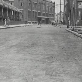 Reconstruction of Shepherd Street Chippendale, 1936