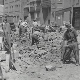 Reconstruction of Shepherd Street Chippendale, 1936