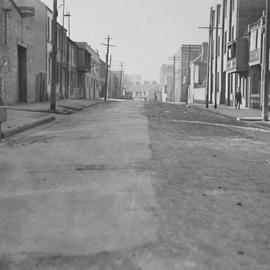 Reconstruction of Shepherd Street Chippendale, 1936