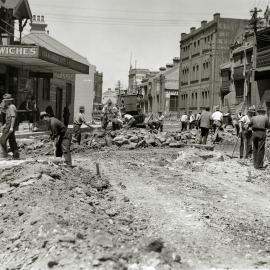 Reconstruction of Shepherd Street Chippendale, 1936