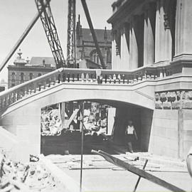 Alterations to main entrance of Sydney Town Hall, George Street Sydney, 1934