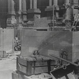 Alterations to main entrance, Sydney Town Hall, George Street Sydney, 1934