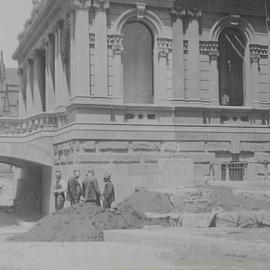 Alterations to main entrance of Sydney Town Hall, George Street Sydney, 1934