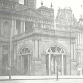 Main entrance to Sydney Town Hall, George Street Sydney, 1934