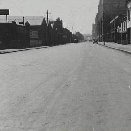 View of reconstructed Wattle Street Ultimo, 1930