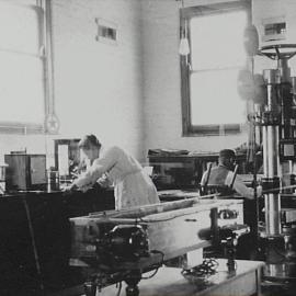 Interior of Laboratory at Wattle Street Depot, corner Fig and Wattle Streets Pyrmont, 1930