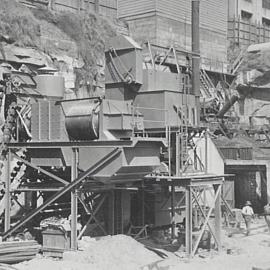 Asphalt mixing plant, Wattle Street Depot, corner Fig and Wattle Streets Ultimo, 1930