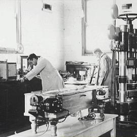 Interior of Laboratory at Wattle Street Depot, corner Fig and Wattle Streets Pyrmont, 1930