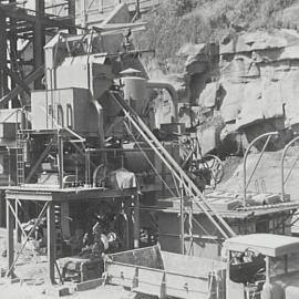 Asphalt mixing plant, Wattle Street Depot, corner Fig and Wattle Streets Ultimo, 1930